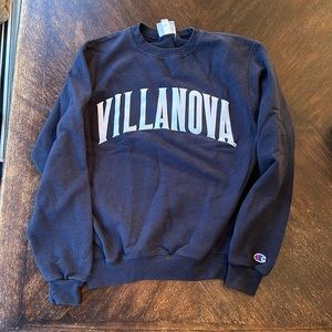 Villanova Embroidered Champion Crewneck